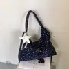 Bolsa de axila floral estilo coreano, fresca e doce, bolsa transversal casual estilosa, nova bolsa de ombro simples 2026, bolsa tote