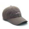 Gorra Personalizada para Exteriores de Algodón Lavado con Visera para Hombre, Parte Superior Suave, Gorra de Béisbol Ajustable, Estilo Montañismo, Pesca, Camping, para Mujer