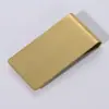 Porta-Cartão de Crédito Notas Peça Única Casual Logo Gravado Venda Direta da Fábrica Prendedor de Dinheiro Metal Aço Inoxidável Dinheiro de Metal