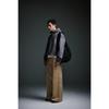 OUSWE Estilo Americano Retro Bolsillo Grulla Pantalones de Hombre Sueltos Versátiles Rectos Casuales Plisados Pierna Ancha Largos RK99