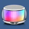 Mini Subwoofer de Mesa Luzes Coloridas Cool Alto-falante Bluetooth Pequeno e Portátil Kason K13 Acampamento ao Ar Livre Canto