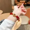 Pulsera Púrpura Ordinaria Brasileña para Mujer, Pulsera de Amatista Artificial para Mujer, Cristal Púrpura Torre Atrae Riqueza y Mejora la Suerte, Sensación de Alta Gama, Xiaohongshu