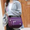 Bolsa de Mãe de Meia-Idade de Tecido Oxford Bolsa Transversal Bolsa de Ombro Feminina de Verão Impermeável Multibolsos Grande Capacidade Bolsa de Mamãe Atacado