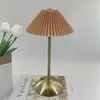 Lámpara de Mesa Pequeña Especial Amazon Mu Tk Xiyin Pétalo Carga Táctil Luz Nocturna Casual para Dormitorio Luz Ambiental