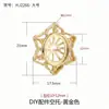 Pulsera Calada con Cuentas DIY Monturas en Blanco Chapado en Oro de 18K Cuentas Sueltas Accesorios Monturas para Colgantes de Piedra de Ámbar Cera de Abeja