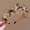Diadema de tela de moda color macarrón estilo coreano, vintage simple y elegante, versátil para salir, accesorio para el cabello