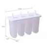Molde para Helado Casero de Grado Alimenticio con 4 Compartimentos y Tapa, Molde para Paletas de Fácil Desmoldeo para Helado Casero, Al por Mayor