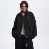 Chaqueta de Trabajo Estilo Granero con Bolsillo para Hombre Primavera y Otoño Estilo Americano Retro Holgada Casual Bomber Moda Chaqueta de Aviador