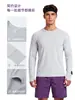 Camiseta esportiva de manga comprida de secagem rápida para comércio exterior em estoque tamanho europeu manga comprida esportiva outono e inverno ao ar livre manga comprida esportiva secagem rápida camiseta masculina