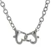 Estilo Chica Caliente ~ Collar Simple de Amor Geométrico Metal Estilo Frío ins Diseño de Nicho Sentido de la Personalidad de Celebridad de Internet Cadena para la Clavícula