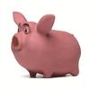 Pet de Chá de Argila Roxa Figura de Porco Feito à Mão Doze Signos Porcos Voadores Brinquedo de Chá Fofo Cerimônia do Chá Acessórios para Conjunto de Chá Pode Ser Usado para Guardar Chá