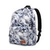 Chegada Nova 2021 Mochila de Lona Grande Capacidade Mochila Escolar Moderna Versátil Estampa de Folhas Mochila Casual de Viagem para Mulheres