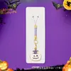 Amazon Halloween Llavero Colgante de Terror Calavera Fantasma Dibujo Animado Calabaza Gato Colgante para Bolsa Lanyard
