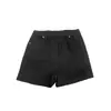Shorts vaqueros blancos para mujer con almohadillas en las caderas, nuevo estilo verano 2026, ajustados de cintura alta, ultra cortos que realzan la figura