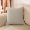 Solo Funda de Cojín de Algodón y Lino, Sin Relleno, Sala de Estar Sofá 60x60 Cabecera Respaldo Almohada Cojín Grande Cintura