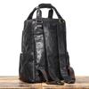 Mochila Multifunción Transfronteriza para Hombre de Cuero Genuino Piel de Vaca para Viajes al Aire Libre Montañismo Mochila Grande Bolsa para Computadora de 16 Pulgadas