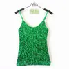 Nuevo chaleco pequeño ajustado de moda con lentejuelas, camisola sexy versátil 06#