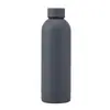 Taza aislada de acero inoxidable 304 recubierta de goma multicolor transfronteriza, botella de agua deportiva de boca pequeña para exteriores, personalizable con impresión de logotipo