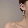 Pendientes largos de metal con forma de corazón, sencillos y geniales, para el rostro, finos, modernos, únicos y combinables, para mujer.