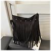 Borla grande capacidade 2023 novo inverno retrô popular feminino casual simples moda crossbody bolsa de ombro