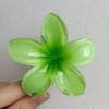 Pinza para el Cabello de Flor de Plumeria para Mujer, Pinza de Tiburón Floral, Accesorio Estilo Vacaciones en la Playa, Pasador, Adorno para el Cabello, Pinza para el Cabello