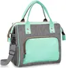 Bolsa de Almuerzo Portátil Estilo Nuevo, Bolsa Térmica a Prueba de Fugas, Bolsa Térmica para Exteriores, Bolso Cruzado al Hombro para el Trabajo y la Escuela, Bolsa para Bolsa de Hielo