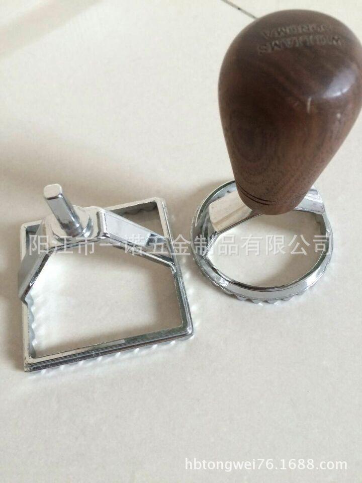 D-043CC锌合金饺子模具饺子皮面皮切点心皮模具方的70克