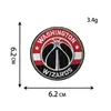 Logotipo de Equipo de Baloncesto Bordado Pegatinas de Tela para Ropa, Zapatos y Sombreros Insignia Bordada Parche Pegatinas Logotipo de Equipo Insignia Logotipo Pegatinas Bordadas
