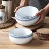 Tigela Grande de Melamina Xiangyuan para Uso em Restaurante e Hotel, Tigela de Porcelana Azul e Branca para Bucho de Boi, Intestino de Pato e Coalhada de Sangue, Tigela para Peixe Sour Pickled de Uso Comercial