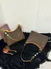 Bolsa elegante, bolsa tote fashion para mulheres, novo modelo 2025, padrão vintage, grande capacidade, bolsa de ombro, bolsa de axila, bolsa transversal