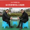 Mesa de acero inoxidable, carbón para barbacoa estilo Guizhou, barbacoa autoservicio en el patio, tofu casero, puesto exterior sin humo para negocios