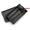 Não. Caixa de 7 pilhas AAA 2 seções 3 seções 4 seções com tampa com interruptor com fio vermelho e preto Compartimento de bateria 3V4.5V6V trava de impressão digital