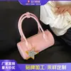 Elegante y con estilo bolso de mano pequeño para mujer, nuevo bolso cruzado versátil de moda 2026, exquisito bolso cilíndrico de mano, bolso tote pequeño