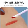 Atacado Cabo Colorido Descartável Pincel de Lábios Limpeza Cotonete Limpeza Pincel de Lábios Portátil Pincel de Lábios Pincel para Gloss