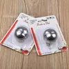Mercado europeo y americano bola de té de acero inoxidable 304 redonda con cadena colador de té cadena de acero inoxidable cafetera al por mayor
