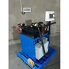 Equipo de sellado totalmente automático para tubos de acero Cabezal redondo Cabezal plano Máquina selladora de tubos de calefacción Equipo de sellado neumático para tubos de acero de muebles