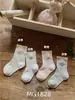 Fábrica de Calcetines Lebo MG1828 Calcetines de Verano Ultrafinos para Niños Calcetines de Malla con Dibujos de Flores Color Helado Calcetines Finos de Algodón para el Tobillo