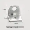 Soporte Fijo en Ángulo Recto en Forma de L de Hierro Conector de Muebles Ángulo para Partición Espesa de Inodoro Soporte para Placa de Estante