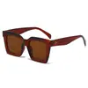 Estilo Ins Europeo y Americano Nuevo Estilo Gafas de Sol para Mujer Moda Tendencia Mismo Estilo que las Celebridades de Internet Gafas de Sol para Cara Grande Adelgazantes