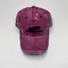 Boné de Baseball Vintage Desgastado Streetwear Masculino Estilo Coreano Feminino Tendência para Casal Marca Bordado de Letra Boné de Verão