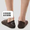 Calcetines Casuales de Punto para Hombre Primavera/Verano, Calcetines Finos Sin Costuras, Calcetines Cortos de Color Sólido, Calcetines Invisibles Antideslizantes, Calcetines de Algodón, Calcetines Bajos Antideslizantes