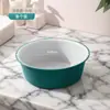 Tina Redonda de Plástico de Alta Calidad para Cocina del Hogar, Lavabo Grande Engrosado, Tina de Lavandería, Tina de Agua de Color Sólido