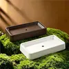 Estilo rústico famoso na internet hot pot carne bovina em fatias finas nove segundos carne seca em cubos prato de gelo comercial apresentação de bucho floco de neve louça defumada criativa