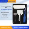 Conjunto de Pincéis de Pintura Atacado 7 polegadas Branco Algodão de Alta Elasticidade Decoração de Casa Ferramentas para Pintar Paredes Conjunto de Pincéis de Pintura com Cabo de Chifre 2 polegadas