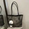 Bolso Casual de Gran Capacidad Nueva Moda 2025 Otoño Elegante Bolso de Hombro con Bloques de Color Bolso Tote Sencillo para el Trabajo