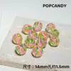 Aro de Bola Pintado à Mão Joias Artesanais Versáteis Acessórios de Miçangas DIY Miçangas Soltas Pulseira Colorida Corrente para Celular Pulseira