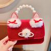 Bolsa Nueva para Niños Femenina Gato de Dibujos Animados Año Nuevo Bandolera Niña Bebé Año Nuevo Niña Bolsa de Princesa Tela