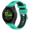 Adecuado para Jiaming Garmin Forerunner265/265S Correa de Silicona Bicolor de Sarga Pulsera de Repuesto