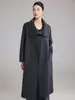 Abrigo de Lana Cachemira Doble Cara para Mujer 2025 Otoño e Invierno Nueva Moda Versátil de Alta Gama Chaqueta de Abrigo de Lana
