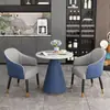 Sofá moderno simple de lujo ligero, mesa y sillas pequeñas para recepción de hotel de negocios, salón de belleza, sala de exposiciones, mesa y sillas de ocio